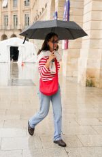 EMMA CHAMBERLAIN Out at Place Vendome in Paris 07/27/2024