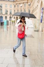 EMMA CHAMBERLAIN Out at Place Vendome in Paris 07/27/2024