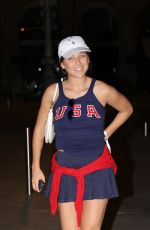 EMMA CHAMBERLAIN Shows Her Support for USA in Paris 07/29/2024