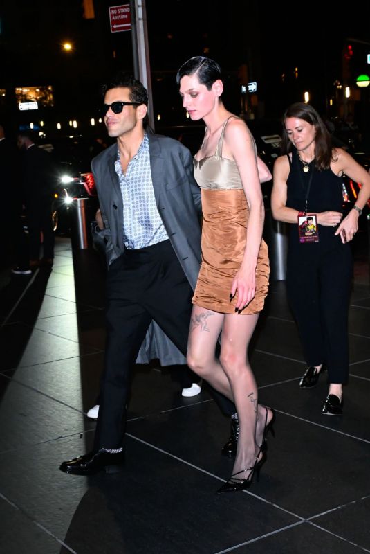 EMMA CORRIN and Rami Malek Arrives at Deadpool & Wolverine Premiere Afterparty in New York 07/22/2024