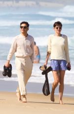 EMMA CORRIN and Rami Malek Out on Ipanema Beach in Rio de Janeiro 07/14/2024