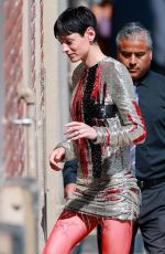 EMMA CORRIN Arrives at Jimmy Kimmel Live in Hollywood 07/24/2024
