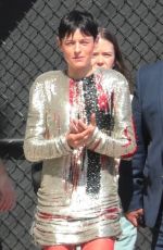 EMMA CORRIN Arrives at Jimmy Kimmel Live in Hollywood 07/24/2024