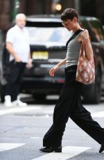 EMMA CORRIN Arrives at Sant Ambroeus Italian Restaurant in West Village 07/24/2024