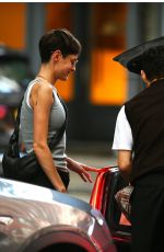 EMMA CORRIN Arrives at Sant Ambroeus Italian Restaurant in West Village 07/24/2024