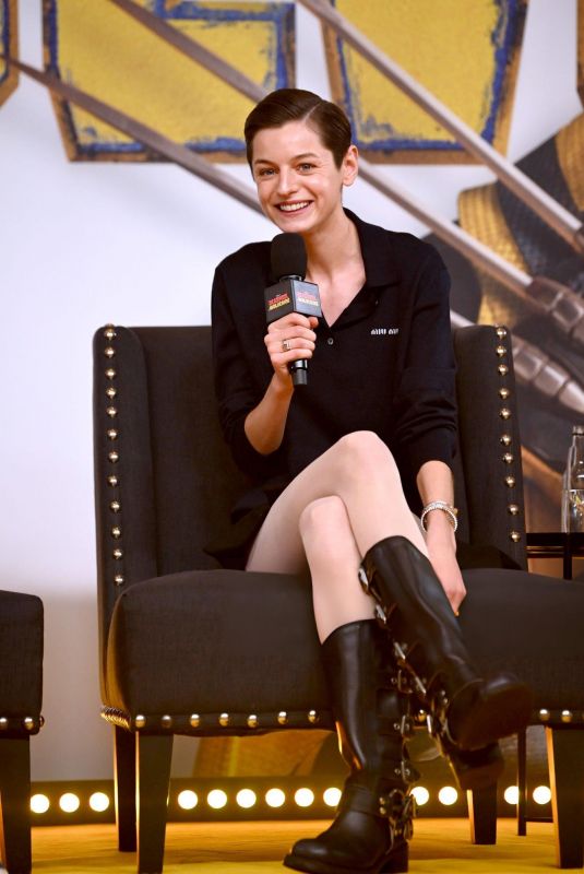 EMMA CORRIN at Deadpool & Wolverine Press Conference at Corinthia Hotel in London 07/12/2024