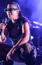 EMMA MARRONE Performs at Her Summer Tour at Parco Villa delle Rose in Lanciano 07/19/2024
