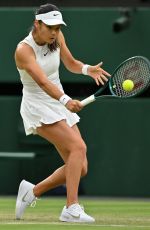 EMMA RADUCANU at Match Against Maria Sakkari at Wimbledon 2024 in London 07/05/2024