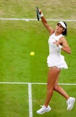 EMMA RADUCANU at Match Against Maria Sakkari at Wimbledon 2024 in London 07/05/2024