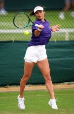EMMA RADUCANU at Practice Session at Wimbledon 2024 in London 07/03/2024
