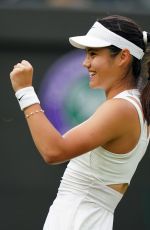 EMMA RADUCANU at Second Round at Wimbledon 2024 in London 07/03/2024