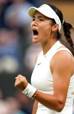 EMMA RADUCANU at Second Round at Wimbledon 2024 in London 07/03/2024
