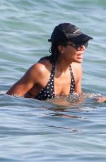 EMMA THYNN in Bikii Top at Club 55 in Saint Tropez 07/24/2024