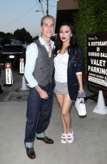 ETTY LAU FARRELL Out for Dinner at Giorgio Baldi in Santa Monica 07/26/2024