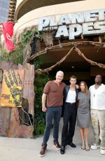FREYA ALLAN at Press Preview of Planet of The Apes Experience at Comic-con in San Diego 07/24/2024