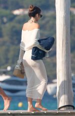 FRIDA AASEN and CINSY MELLO Leaves Club 55 in Saint Tropez 07/18/2024
