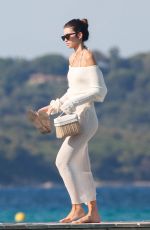 FRIDA AASEN and CINSY MELLO Leaves Club 55 in Saint Tropez 07/18/2024