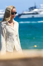 FRIDA AASEN and Tommy Chiabra Out in Saint-Tropez 07/07/2024