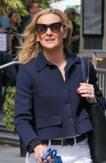 GABBY LOGAN Leaves Global offices in London 07/04/2024