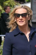 GABBY LOGAN Leaves Global offices in London 07/04/2024
