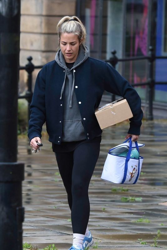 GEMMA ATKINSON Leaves Hits Radio in Manchester 07/01/2024