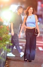 GEORGIA FOWLER and Nathan Dalah Out with Friends at Via Carota in New York 07/12/2024
