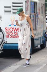 GIGI HADID Out for Ice Cream with a Friend in New York 07/24/2024