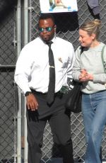 GILLIAN JACOBS Arrives at Jimmy Kimmel Live! at El Capitan Entertainment Centre in Hollywood 07/22/2024