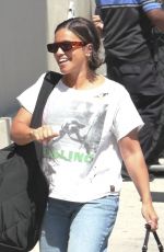 GINA RODRIGUEZ Arrives at Jimmy Kimmel Live in Los Angeles 07/15/2024