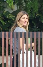 GISELE BUNDCHEN Enjoys an Early Morning Bike Ride in Miami Beach 07/30/2024