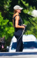 GISELE BUNDCHEN Out Walking Her Dogs in Miami 07/13/2024