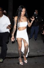 GLORILLA Arrives at ESPYS Afterparty at Delilah in Los Angeles 07/11/2024