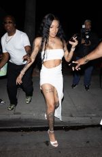 GLORILLA Arrives at ESPYS Afterparty at Delilah in Los Angeles 07/11/2024