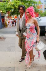 HALSEY and Avan Jogia on a Dinner Date at Emilio Ballato Restaurant in New York 07/13/2024