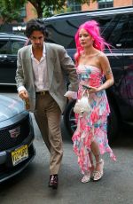 HALSEY and Avan Jogia on a Dinner Date at Emilio Ballato Restaurant in New York 07/13/2024