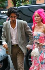 HALSEY and Avan Jogia on a Dinner Date at Emilio Ballato Restaurant in New York 07/13/2024