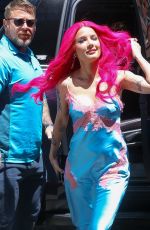HALSEY Arrives at a Recording Studio in New York 07/11/2024