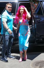 HALSEY Arrives at a Recording Studio in New York 07/11/2024