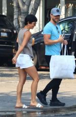 HAYLEY ERBERT and Derek Hough Out Shopping on Melrose Place in West Hollywood 07/18/2024