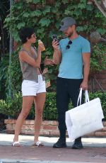 HAYLEY ERBERT and Derek Hough Out Shopping on Melrose Place in West Hollywood 07/18/2024