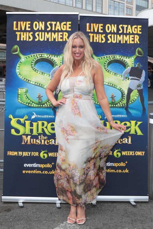 HAYLEY PALMER at Shrek the Musical UK Tour Press Night at Hammersmith Eventim Apollo in London 07/26/2024