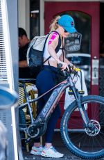 HAYLEY ROBERTS Picking Up Food from Rosti in Calabasas 07/16/2024