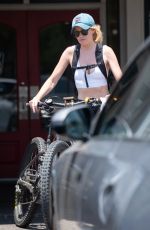HAYLEY ROBERTS Picking Up Food from Rosti in Calabasas 07/16/2024