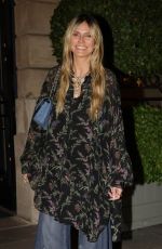 HEIDI KLUM Returns from a Party at Ritz Hotel in Paris 06/30/2024