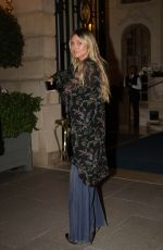 HEIDI KLUM Returns from a Party at Ritz Hotel in Paris 06/30/2024