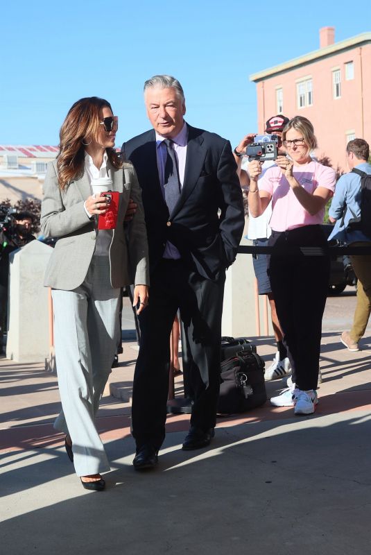 HILARIA and Alec BALDWIN Arrives at Court in Santa Fe, New Mexico 07/12/2024