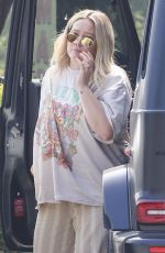 HILARY DUFF Out and Abot in Studio City 07/13/2024