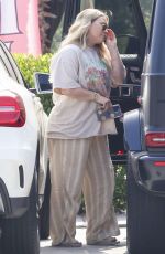 HILARY DUFF Out and Abot in Studio City 07/13/2024