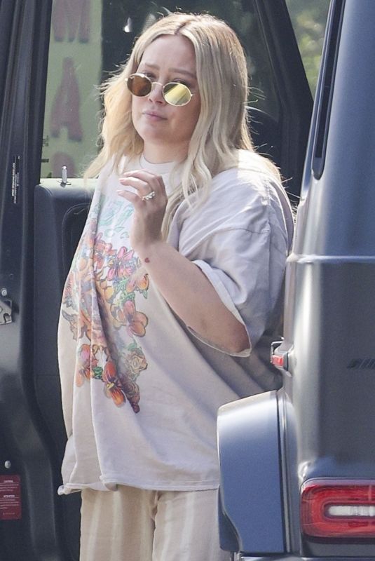 HILARY DUFF Out and Abot in Studio City 07/13/2024