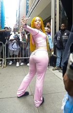 ICE SPICE Arrives at Empire State Building in New York 07/25/2024